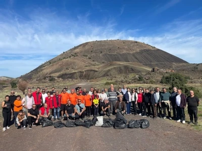 Manisa Kamp Karavan Derneği üyeleri Kula Jeoparkı’nı gezdi

