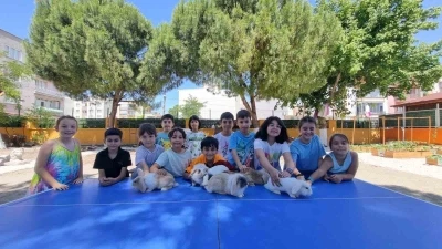 Manisalı öğrenciler doğada eğlenerek öğreniyor
