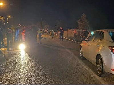 Manyas’ta trafik kazası: 1 ölü, 3 yaralı
