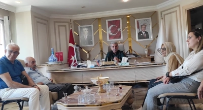 Mardin Arap Halkları Derneği’nden Aruklu Belediyesi Ziyareti