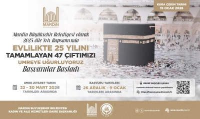 Mardin Belediyesi 47 &Ccedil;ifti Umre'ye g&ouml;nderecek
