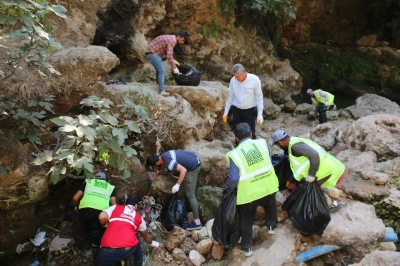 Mardin Belediyesi, Gurs Şelalesini Temizledi