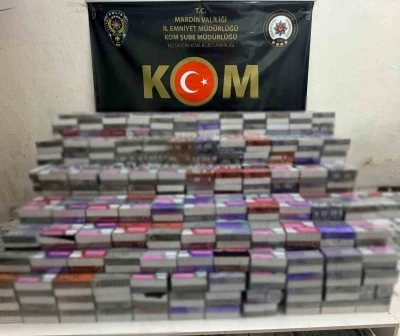Mardin&rsquo;de 12 bin 780 paket elektronik sigara kiti ele ge&ccedil;irildi
