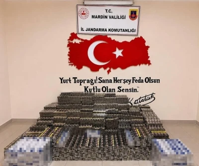 Mardin&rsquo;de 5 milyon lira değerinde ka&ccedil;ak t&uuml;t&uuml;n mamulleri ele ge&ccedil;irildi
