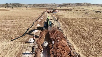 Mardin’de bir mahalle daha atık su altyapısına kavuştu
