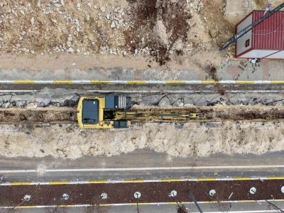 Mardin&rsquo;de bir mahallede daha atıksu hattı d&ouml;şeme &ccedil;alışması tamamlandı
