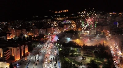 Mardin&rsquo;de &ccedil;ifte şampiyonluk coşkusu
