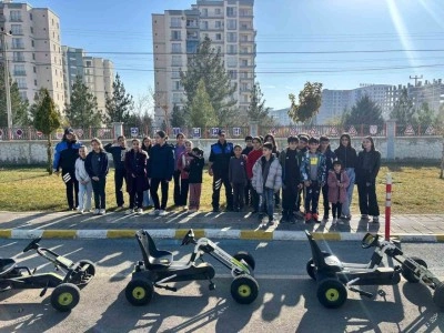 Mardin’de çocuklara trafik eğitimi verildi