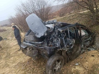 Mardin&rsquo;de devrilen otomobilde 5 kişi yaralandı