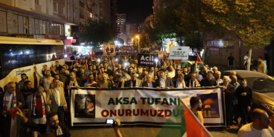 Mardin'de, "Gazze'ye Vefa Yürüyüşü"