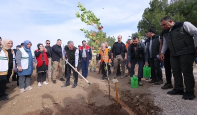 Mardin’de "Geleceğe Nefes" için 5 bin fidan dikildi