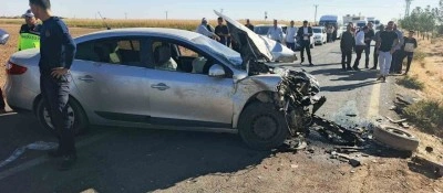 Mardin’de iki otomobil çarpıştı: 6 yaralı