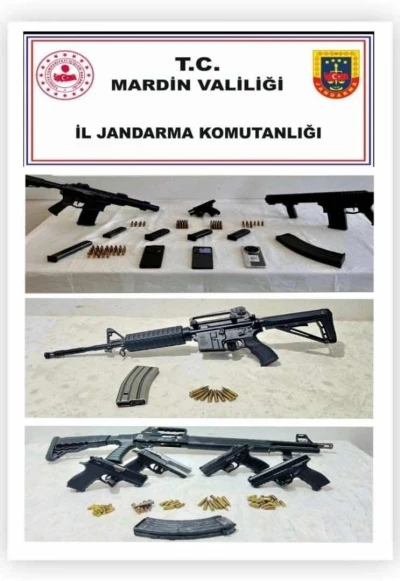 Mardin&rsquo;de ka&ccedil;ak silah operasyonu: 2 tutuklama
