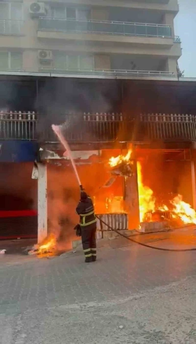 Mardin’de korkutan yangın
