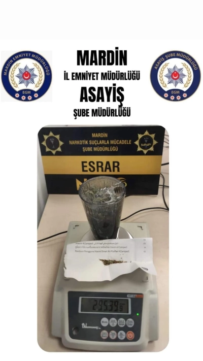 Mardin'de Polis esrar ele geçirdi