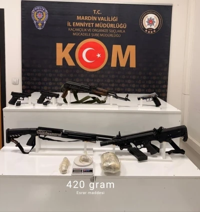 Mardin’de silah kaçakçılığı operasyonu: 3 gözaltı
