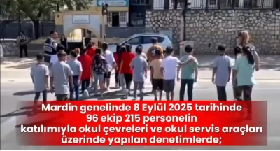 Mardin Okullar güvenlik çemberinde