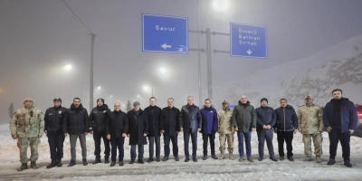 Mardin Valisi  Akkoyun Karla M&uuml;cadeleyi Denetledi