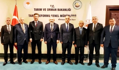 Mardinli Ziraat Odası Başkanlarından Ankara Temasları