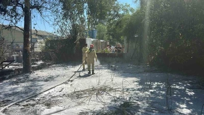 Marmaris Hisarönü’nde çıkan yangın kısa sürede söndürüldü
