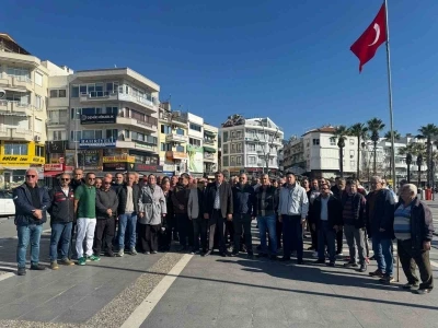 Marmaris Kordon Caddesi taksicilerinden belediyeye tepki
