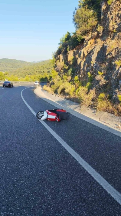 Marmaris yolunda motosiklet kazası: 1 &ouml;l&uuml;
