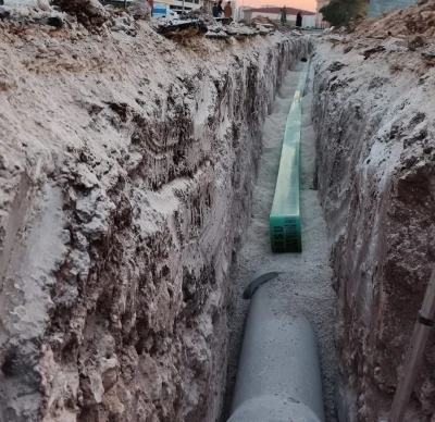 MARSU, bir mahallede daha atık su sorununu &ccedil;&ouml;z&uuml;me kavuşturdu
