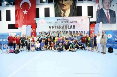 Masa Tenisi Veteranlar Türkiye Şampiyonası sona erdi
