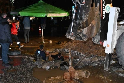 MASKİ&rsquo;den Manisa altyapısında gece mesaisi
