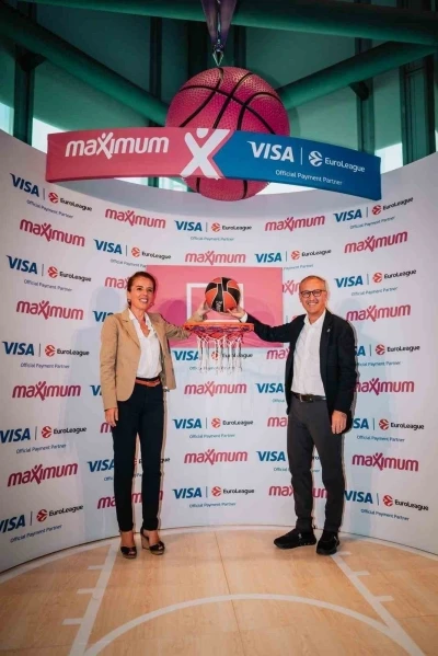 Maximum Kart, EuroLeague &quot;Resmi Ödeme Partneri&quot; Visa ile iş ortaklığına imza attı
