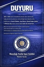 Mazıdağı Fosfatspor&rsquo;da 4 futbolcu kadro dışı bırakıldı