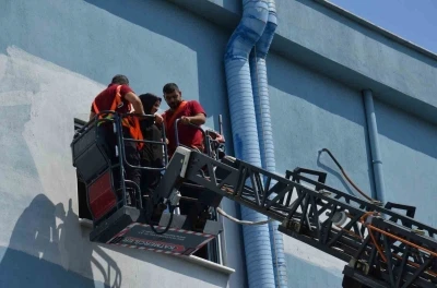 MCBÜ Hastanesinde gerçeği aratmayan yangın tatbikatı
