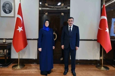 MCBÜ Rektörü Kibar’dan Cumhurbaşkanı Yardımcısı Yılmaz’a ziyaret
