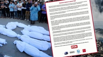Medya alanındaki bazı STK'lar RT&Uuml;K &ouml;nc&uuml;l&uuml;ğ&uuml;nde İsrail ve Batı Medyasını kınadı
