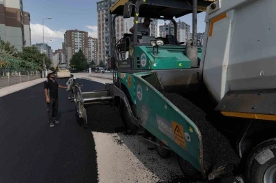 Melikgazi Belediyesi’nden İldem Bölgesi’nde kapsamlı asfalt çalışması
