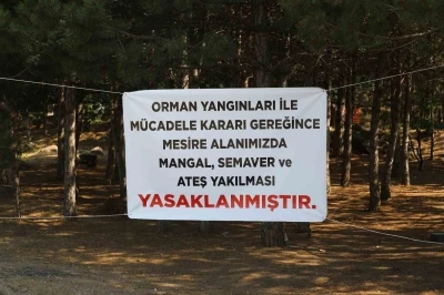 Melikgazi Belediyesi uyardı: Mesire alanlarında mangal, semaver yakmak yasak
