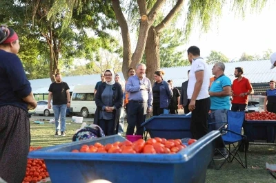 Melikgazi’de Salça günleri devam ediyor
