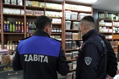 Melikgazi Zabıtası kasap ve baharat&ccedil;ıları denetledi
