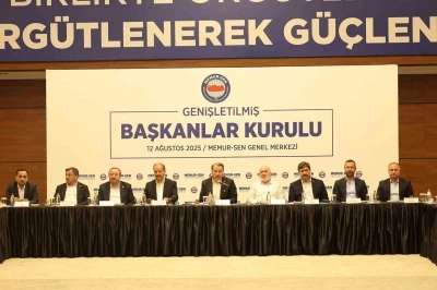 Memur-Sen Genişletilmiş Başkanlar Kurulu toplandı
