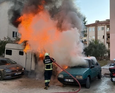 Menteşe&rsquo;de karavan k&uuml;le d&ouml;nd&uuml;
