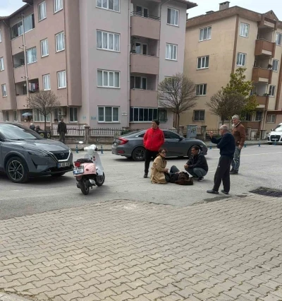 Menteşe&rsquo;de motosiklet kazası:1 yaralı
