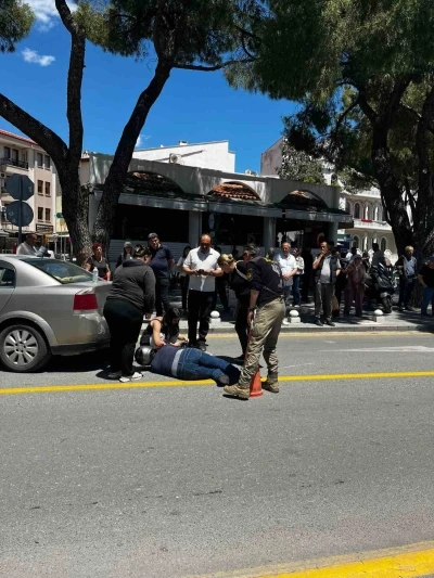 Menteşe&rsquo;de motosiklet kazası: 1 yaralı
