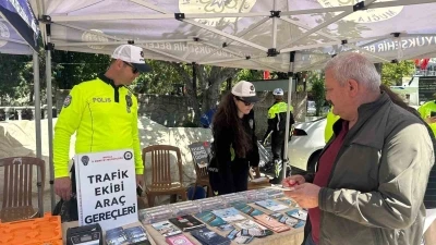 Menteşe&rsquo;de trafik g&uuml;venliği i&ccedil;in farkındalık oluşturuldu
