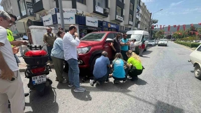 Menteşe&rsquo;de trafik kazası: 1 yaralı
