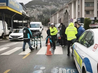 Menteşe&rsquo;de trafik kazası:1 yaralı
