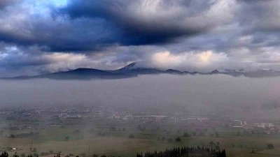 Menteşe Karabağlar yaylasında kartpostallık sabah
