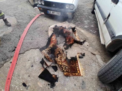 Menteşe Kentsel sit alanındaki yangın korkuttu
