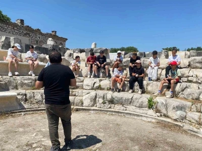 Menteşeli gen&ccedil;ler tarih ve sanatla buluştu
