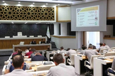 Meram’da ‘Bilinçli personel güvenli şehir’ sloganıyla tehlikeli madde eğitimi
