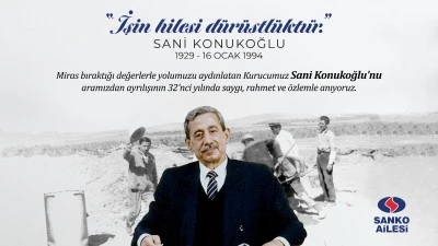 Merhum Hacı Sani Konukoğlu Rahmet ve &Ouml;zlemle Anılıyor